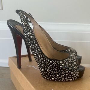 Christian Louboutin Black Heels size 8
